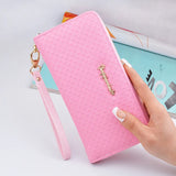 New Fashion Long Pu Women Wallet Clutch Women's Purse Best Phone Wallet Female Case Phone Pocket carteira