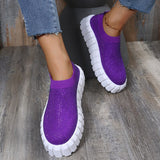 2022 Spring New Women Platform Shoes Rhinestone Thick Bottom Sneakers Women Vulcanized Shoes Fashion Sneakers Large
