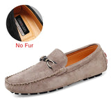 Men Casual Shoes Fashion Male Shoes Cow Suede Leather Men Loafers leisure Moccasins Slip On Men's Driving Shoes Size