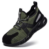 Men Safety Shoes Work Sneakers Steel Toe Shoes Women Work Boots Anti-puncture Indestructible Man Sefety Boots Male