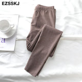 spring autumn solid Women Pants Winter Skinny Leggings pants Leggins Trousers basic bottom long Pants Female