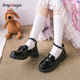 Girls Princess Lolita JK School Leather Single Shoes Anime Party Cosplay Women Japanese Style Academy Lace Bow Doll