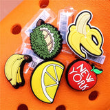 Various Fruit Designer Shoe Charms 5pcs/lot Croc Buckle Accessories Luxury Clog Jewelry Decorations Gift Preferred
