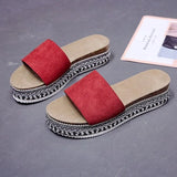 Women Sandals Leopard Print Flat Shoes Elegant Ladies Breathable Sandals Golden Outdoor Retro Suede Femme Shoes