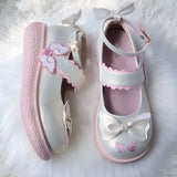 Lolita Shoes Sweet Summer Mary Janes Woman Flats Patchwork Japanese Style 2023 Fashion Cute Party Jk Shoes for