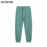 Winter Thicken Fleece Loose Women Pants Trousers 2021 Casual Drawstring Cotton Warm Female Sweatpants Ladies
