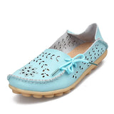 Leather Women Flat Shoes Ballet Trainer Leisure Shoes Woman Flower Sneakers For Women 2021 Candy Color Nurse