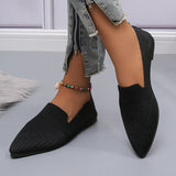 Breakj Summer New Large-Size Tip Flat-Soled Single Shoes Women's Shallow Sports Style Casual