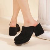Summer Shoes Clogs Wedge Roman Sandals Suit Female Beige Women's Heels Muffins shoe Comfort Platform Gladiator Black