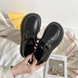 New Lolita shoes 2022 female Mary Jane shoes Japanese JK uniform thick-soled leather shoes black retro loafers College girl