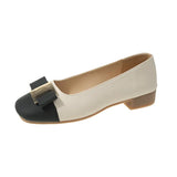 Fragrant Style Thick Heels Women's Spring And Autumn 2023 New Style Temperament Light-Mouth French Medium