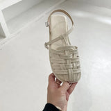 Women's Gladiator Sandals 2023 New Summer Women's Casual Trend Flat Sandals Fashion Elegant Weave Comfortable Sandals
