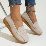 Doudou Shoes For Women In Summer 2023 Round Head Flat-Bottomed Simple Casual Mother