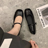 Vintage Shoes Comfortable Temperament Fashion Shoes 2024 Round Head French Early Spring New Style Mary