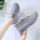 Breathable Sneakers Summer Women's Sports Shoes Lightweight Comfortable Running Tennis Trainers Shoes for