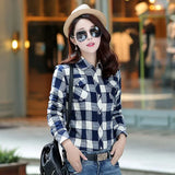 Winter New Arrivals Warm Women Plus Velvet Thicke Plaid Shirt Style Coat Jacket Woman Casual Tops Clothes Female