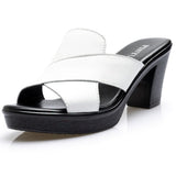 Women's Slippers Sandals 2021 Summer 7cm High Heels Women Shoes Woman Slippers Summer Sandals Casual