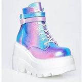 Breakj New Platform Base Colorful High Help Casual Women's Shoes Large Size Women's