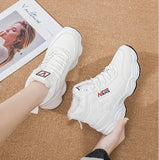 Ankle Boots Women Fashion High top Casual Women Shoes Platform boots Thickened Warmth Woman flat Shoes botas de