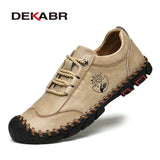 2022 New Fashion Casual Shoes Genuine Leather Lace Up Brand Shoes Luxury Business Summer Shoes Men Walking
