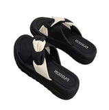 New Thick-Soled Anti-Skid Slippers Women's Summer Soft-Soled Beach Sandals And Slippers With A Sense Of Shit And