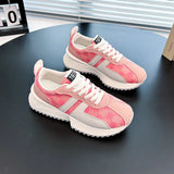 Breakj Korean Version Of Forrest Gump Shoes Female Spring 2025 New Student Running Sports Versatile High Dad Shoes