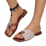 Breakj Summer Women's New Fashion Sandals Beach Wear Anti-Slip Flat Bottom Cool