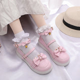 Shoes Women Japanese Mary Jane Shoes JK Uniform Leather Shoes Female Girls Students Platform Shoes Sweet Lovely