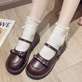 Leather Shoes Girls 2023 Spring New Korean Version Of English Style With Skirt Jk Shoes Lovely Lolita Women's