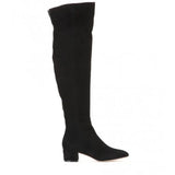 Breakj Fall / Winter 2024 New Over-Knee Fashion Boots Round Head Thick High-Heel Boots Plus Size Women's