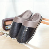 Cotton Slippers Men Home Shoes Simple Platform Winter Warm Non-Slip Women Slippers Lovers Unisex Indoor Bedroom