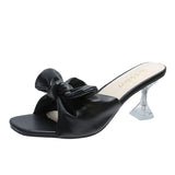 Breakj Size Slippers Female Spring / Summer 2023 New Fashion Bow To Wear
