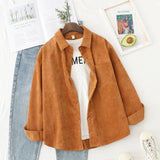 Women Blouses Shirts Tunic Womens Tops 2021 Long Sleeve Clothing Button Up Down Loose White New Fashion Design