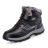 Sale Anti-skid Men Snow Boots Stylish Casual Quality Unisex High Shoes Winter Plush Warm Lined Sneaker Outdoor Soft