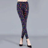 Leggings Women Colorful Digital Print Sexy Leggings Stretch Workout Push Up Trousers Fitness