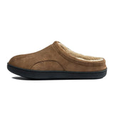 Men Slippers Furry Short Plush Indoor Slippers Men Non-Slip Bedroom Home Soft Slippers Men Casual Shoes Zapatilla