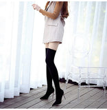 Stockings Stretch Fashion Pointed Toe High Thin Heel Women's Winter Autumn High Boots Over Knee Club Sexy Elegent