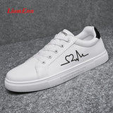 White Sneakers Women Flat Shoes Tennis Female Designer Leather Sport Shoes Woman Man 2021 Spring Unisex Large Size