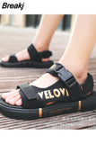 Breathable Comfort Slip on Plus Size Open Shoes Casual Sandals Summer Shoes Sandal Mens PVC Sandalias Hiking