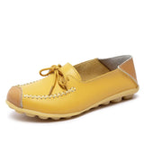 Shoes New Spring Autumn Genuine Leather Women Loafers Flats Female Moccasins Shoe Slip On Women's Loafers Large