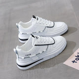 White Sneakers Platform 2021 New Women Casual White Tennis Flats Designer Female Vulcanized Shoes Woman basket