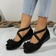 Breakj 2025 New Large-Size Tip-Tloping Single Shoes Women's Bean Shoes Sports Casual