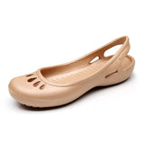 Women's fashion Clog Shoes Sandals Sweet Cute Jelly Shoes Women Casual Sandals Garden Lady Beach Plastic Shoes