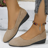 Breakj 2025 New Large-Size Tip-Tloping Single Shoes Women's Bean Shoes Sports Casual