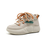 Breakj Top Small White Shoes Female 2024 Autumn Autumn And Winter Style Student Ins Fashion Shoes Versatile Casual Platform Shoes