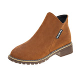 Hot Fashion Women New Boots Autumn Winter Boots Classic Zipper Snow Ankle Boots Winter Suede Warm Fur Plush Women