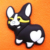 Pet Dog Shoe Charms Sheepdog Bulldog Bichon Frise Corgi Teddy Husky Shoes Accessories Decoration Fit Buckle Croc Kids