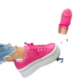 Breakj 2023 New Large-Size Single-Shoe Women's New Round Head Leisure Sticky Shoes Single