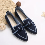 Breakj 2025 Spring Tip Flat-Soled Single Shoes Large-Size Fashion Flying Pedal Casual Women's