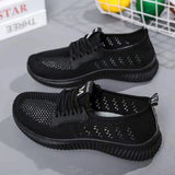 Shoes 2021 Mesh Platform Shoes Women Breathable Lace Up Sneakers Women Hollow Out Casual Shoes Zapatillas De